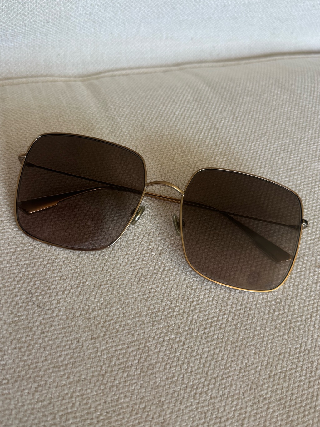 Dior Stellaire 1 Ham Champagne Sunglasses Gold